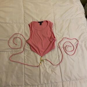 Forever 21 Pink Ribbed Top